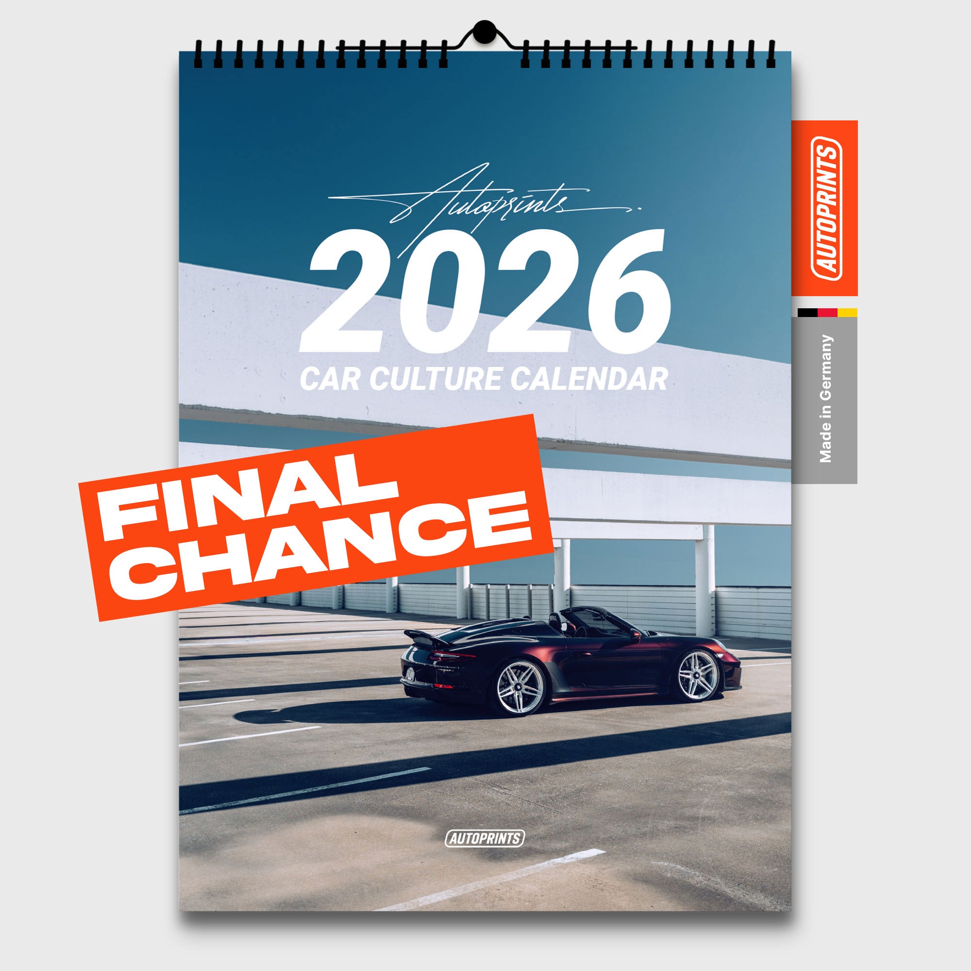 CAR CULTURE 2026 2in1 Premium Car Calendar