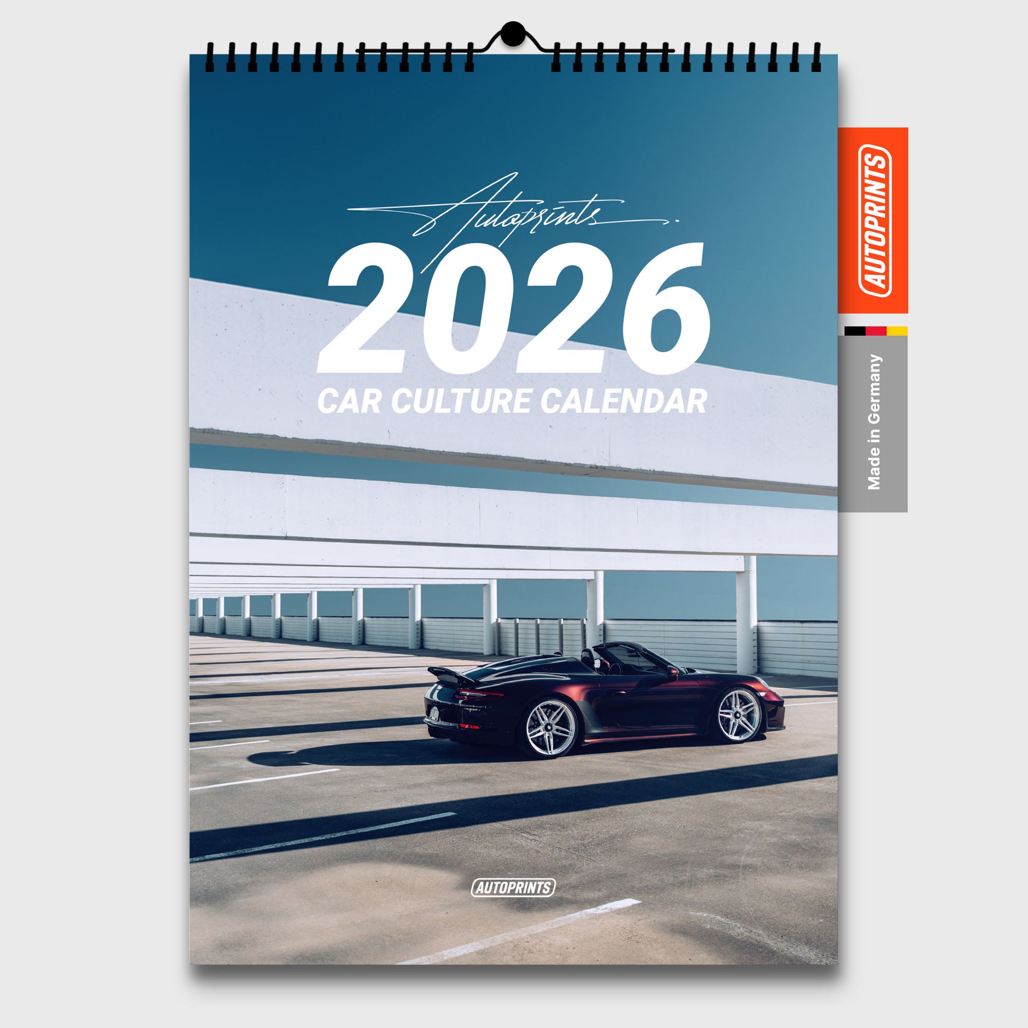 CAR CULTURE 2026 Calendrier auto premium 2-en-1
