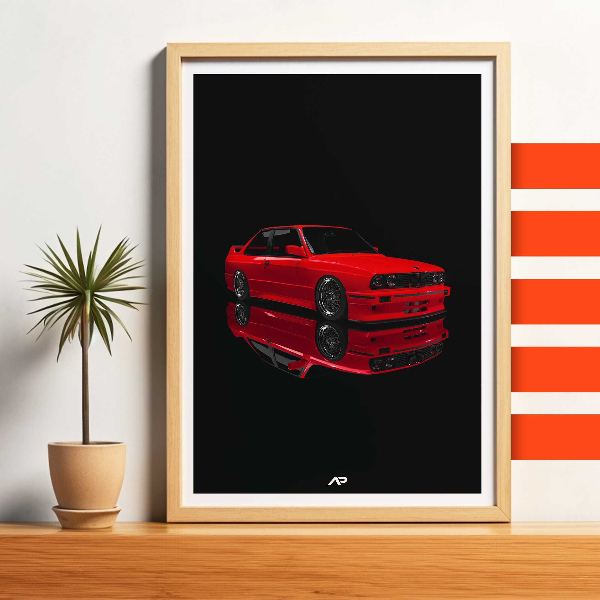 E30 Red Mirror