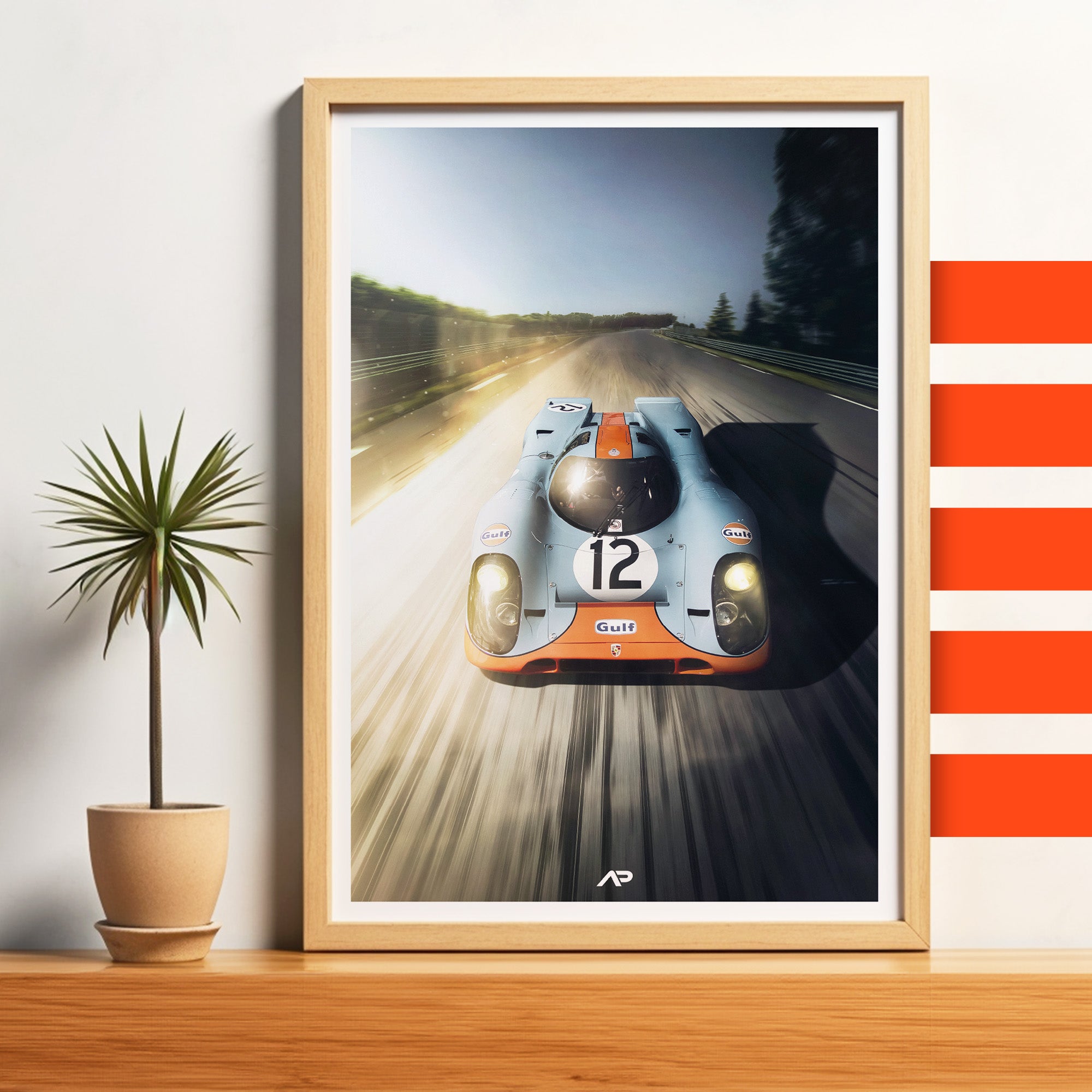 917 Orange Blue