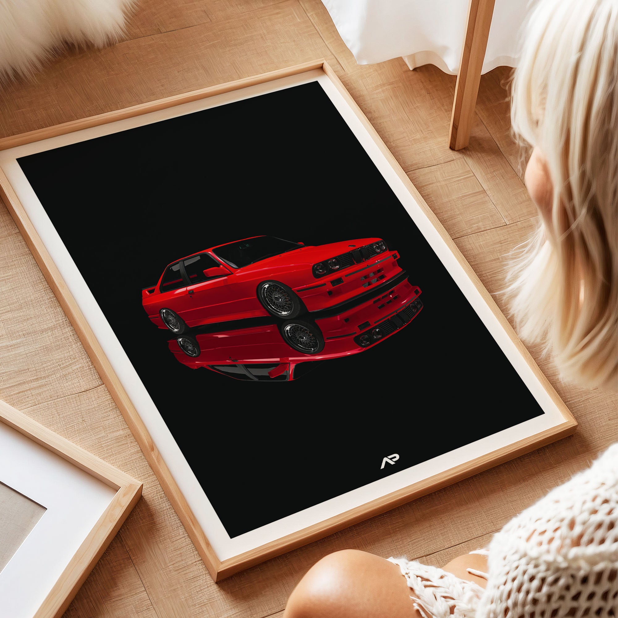 E30 Red Mirror